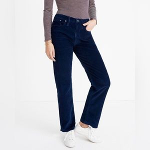 NWT Madewell Dad Jeans Corduroy Edition Size 32